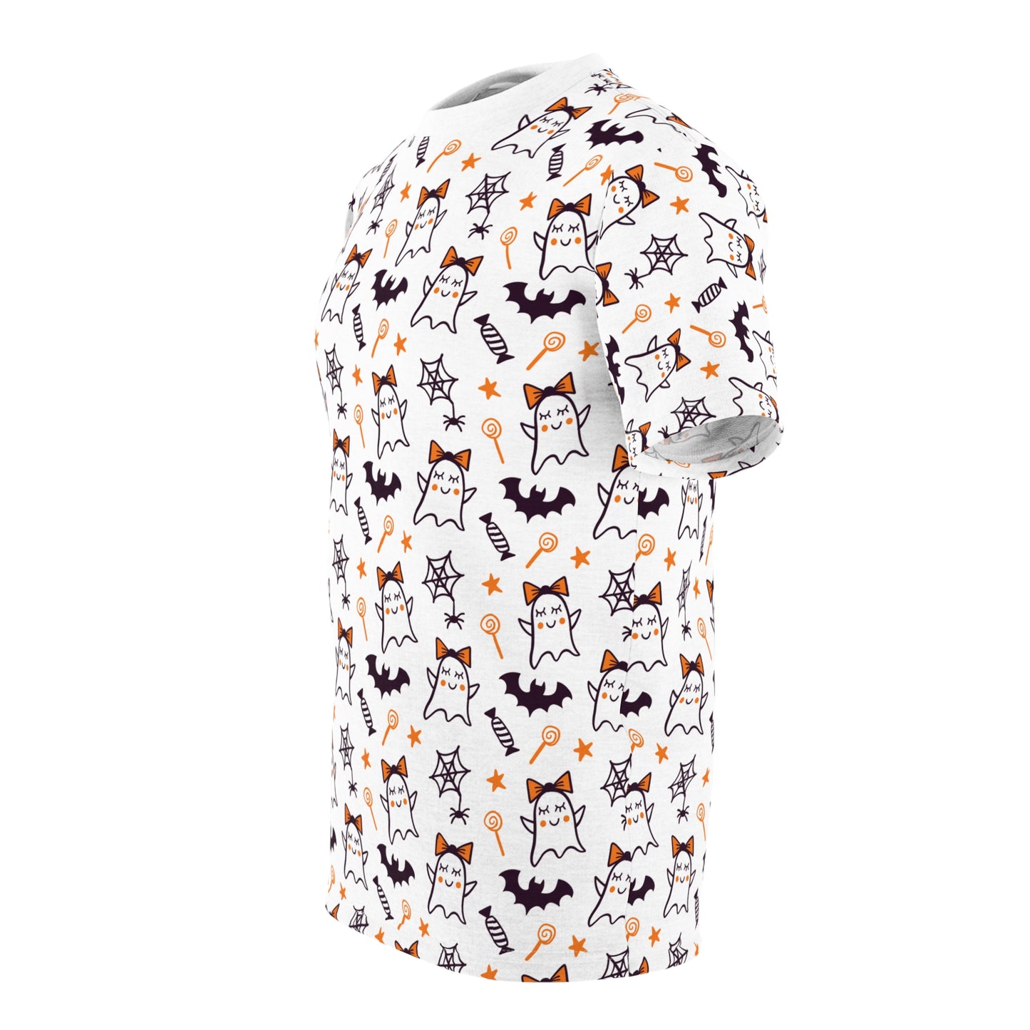 Windsor Wonders Cute Ghosts Unisex Cut & Sew Tee (AOP)