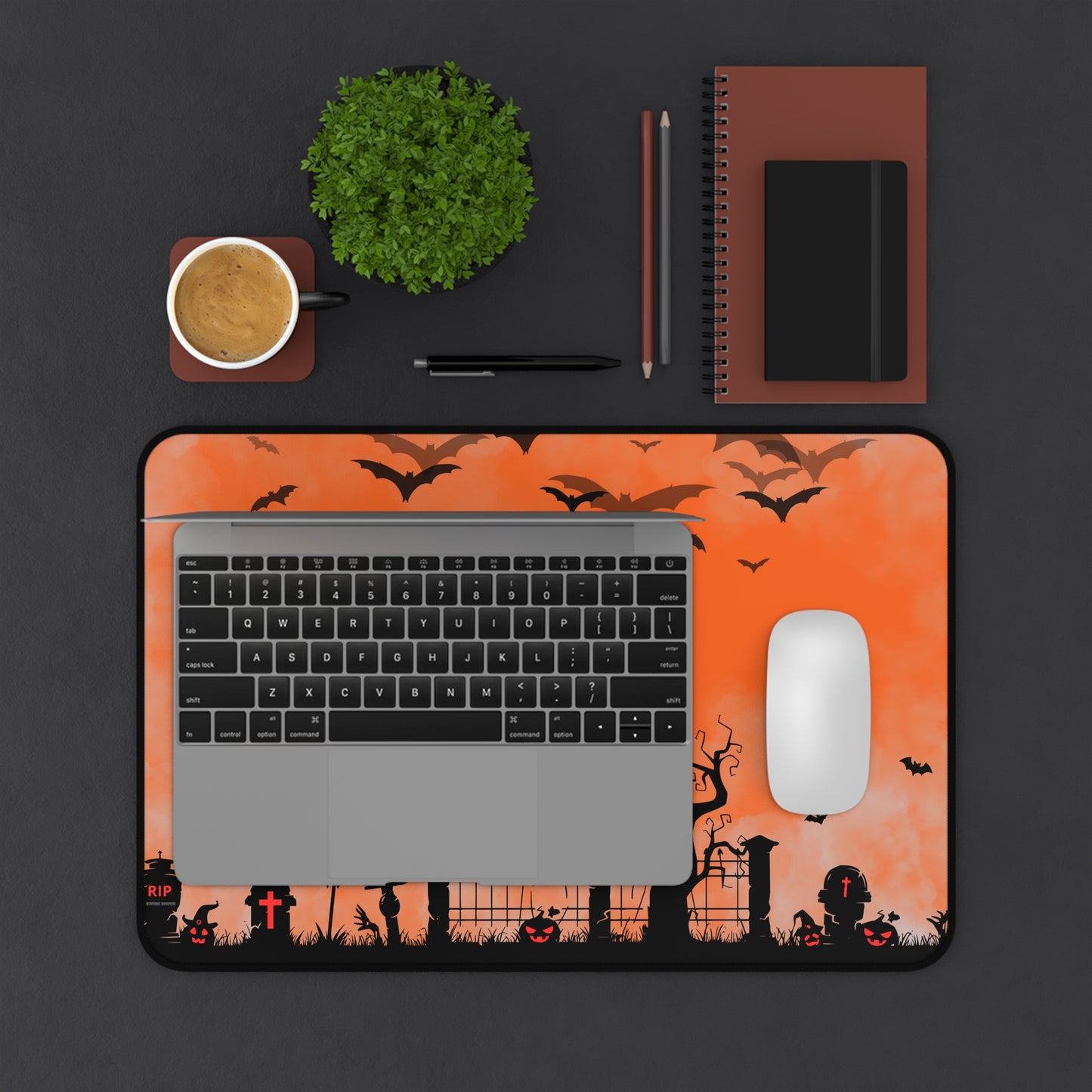 Windsor Wonders Orange Graveyard Desk Mat