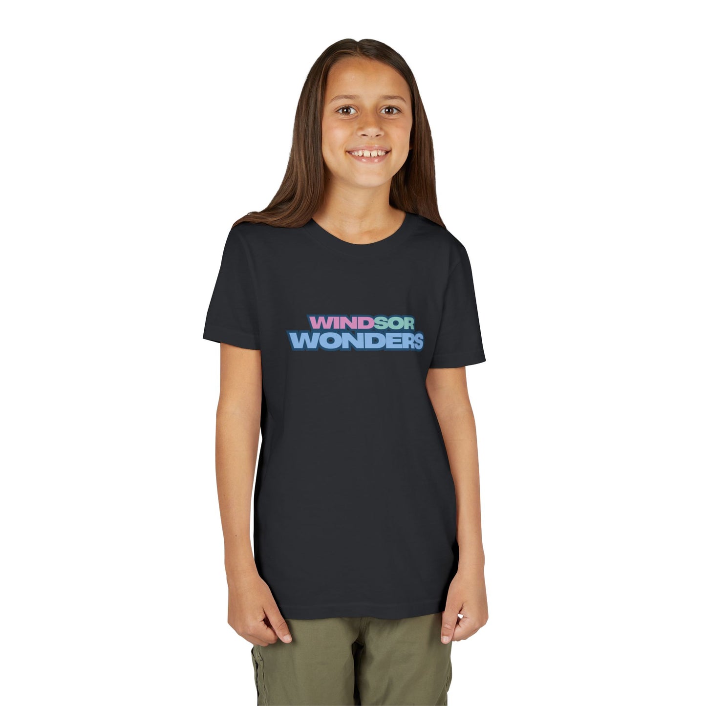Windsor Wonders Youth Short Sleeve Tee - 'Windsor Wonders' Graphic T-Shirt, Fun Summer Wear, Gift for Kids, Adventure Apparel, Family Outing