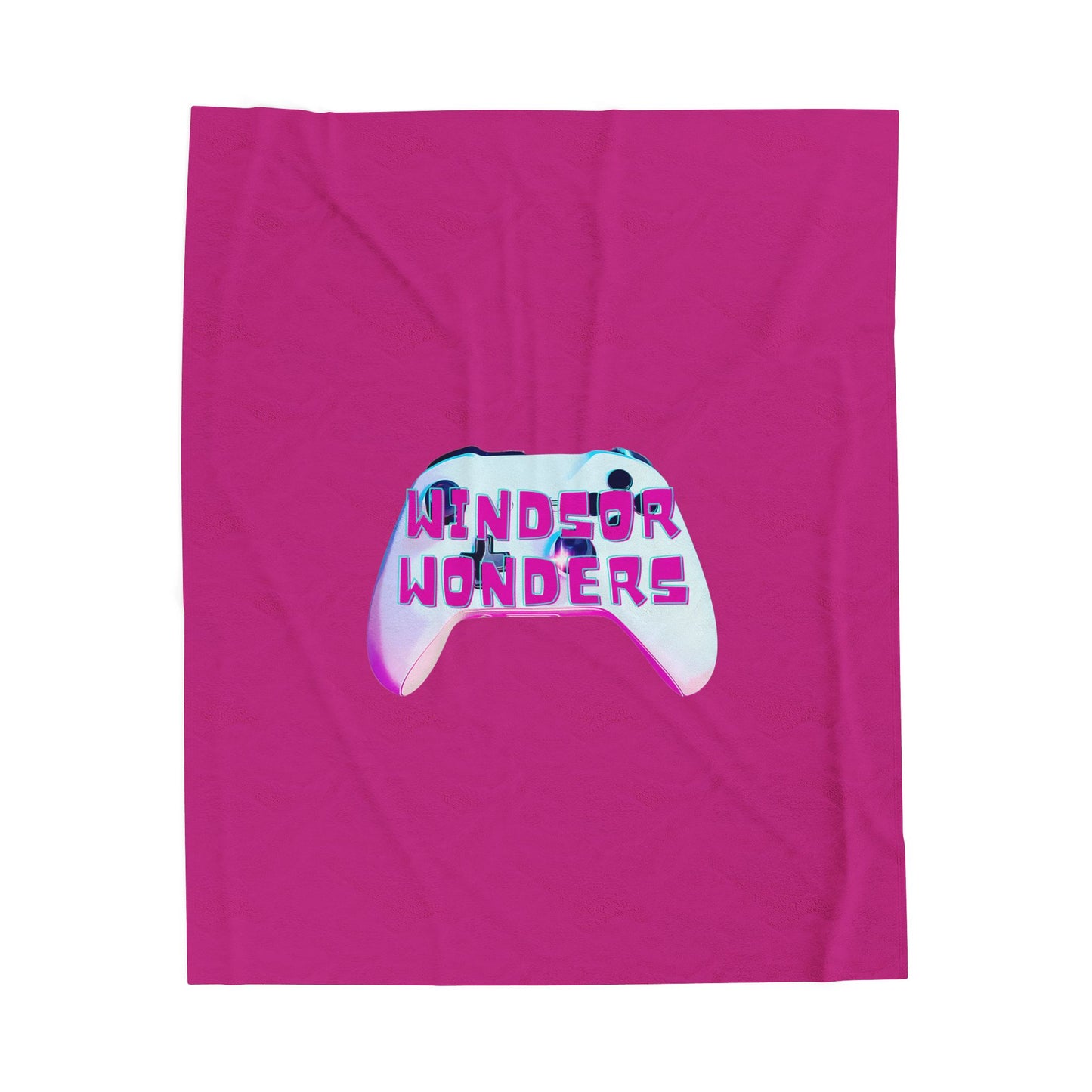 Windsor Wonders Games Controller Velveteen Plush Blanket