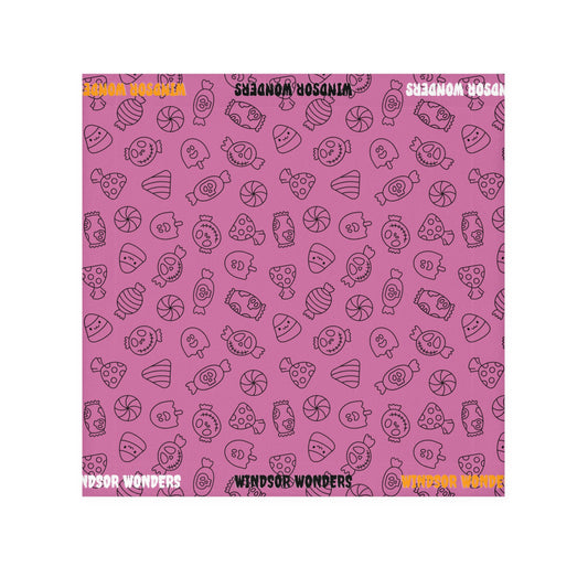 Windsor Wonders Light Pink Halloween Candy Face Towel