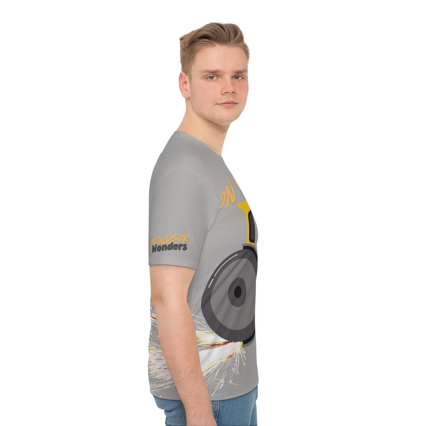 Men's Graphic Tee: "On My Grind" | Casual Wear, Street Style, Gifts for Him, Workout Shirt, Motivational Fashion