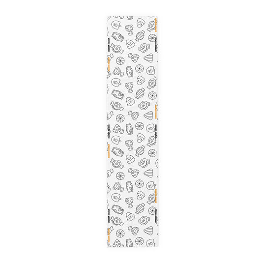 Windsor Wonders White Halloween Candy Table Runner