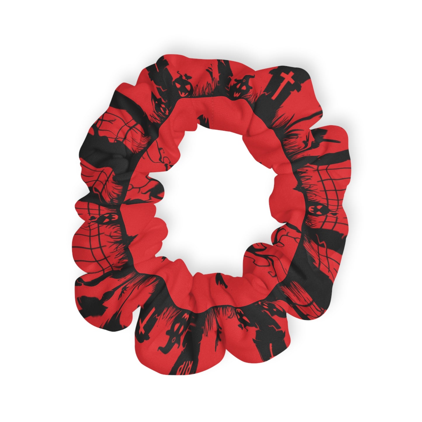 Windsor Wonders Red Graveyard Scrunchie