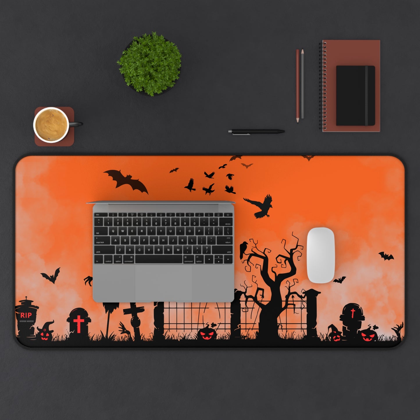 Windsor Wonders Orange Graveyard Desk Mat