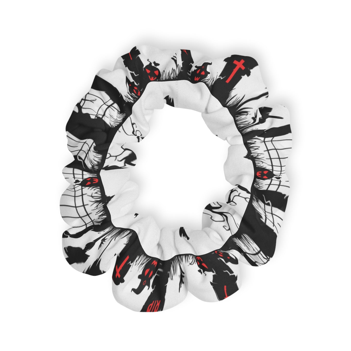 Windsor Wonders White Graveyard Scrunchie