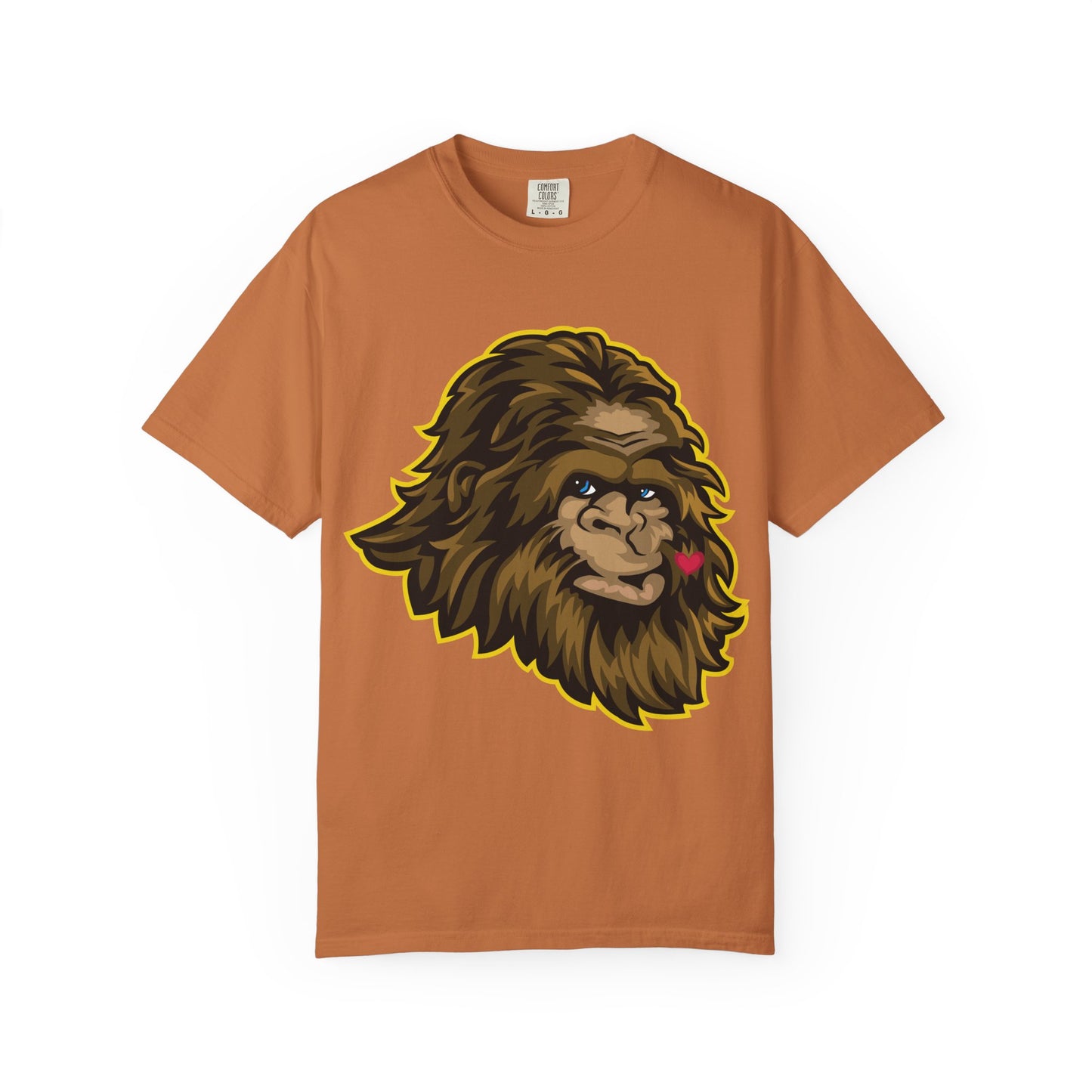 Sasquatch Kisses T-Shirt, Unisex Graphic Tee, Wild Animal Shirt, Nature Lover Gift, Unique Casual Wear, Funny Big Foot T-Shirt