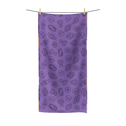 Windsor Wonders Light Purple Halloween Candy Polycotton Towel