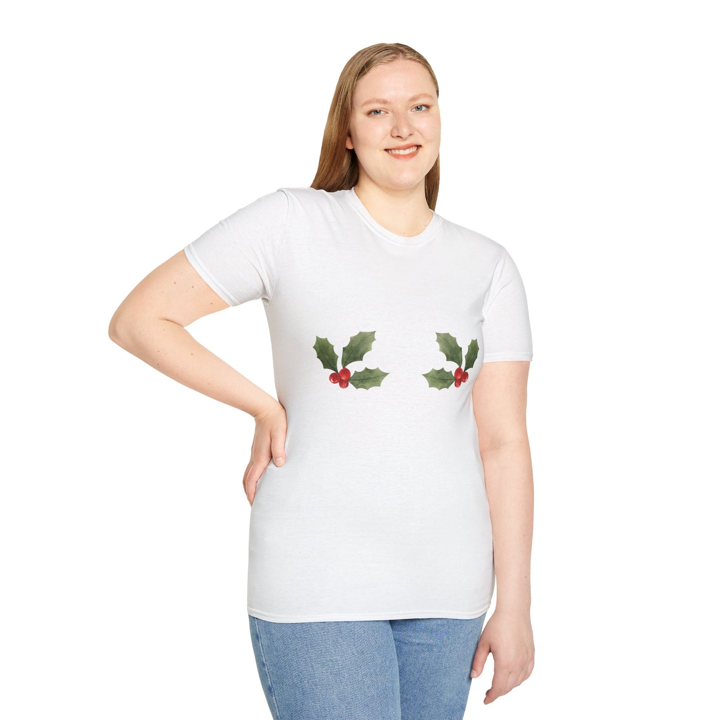 Windsor Wonders Holly Berries Unisex Softstyle T-Shirt