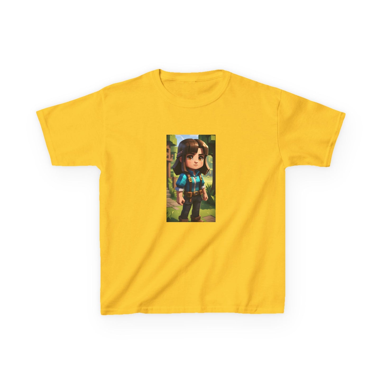 Windsor Wonders Block Gamer Girl Kids Heavy Cotton™ Tee