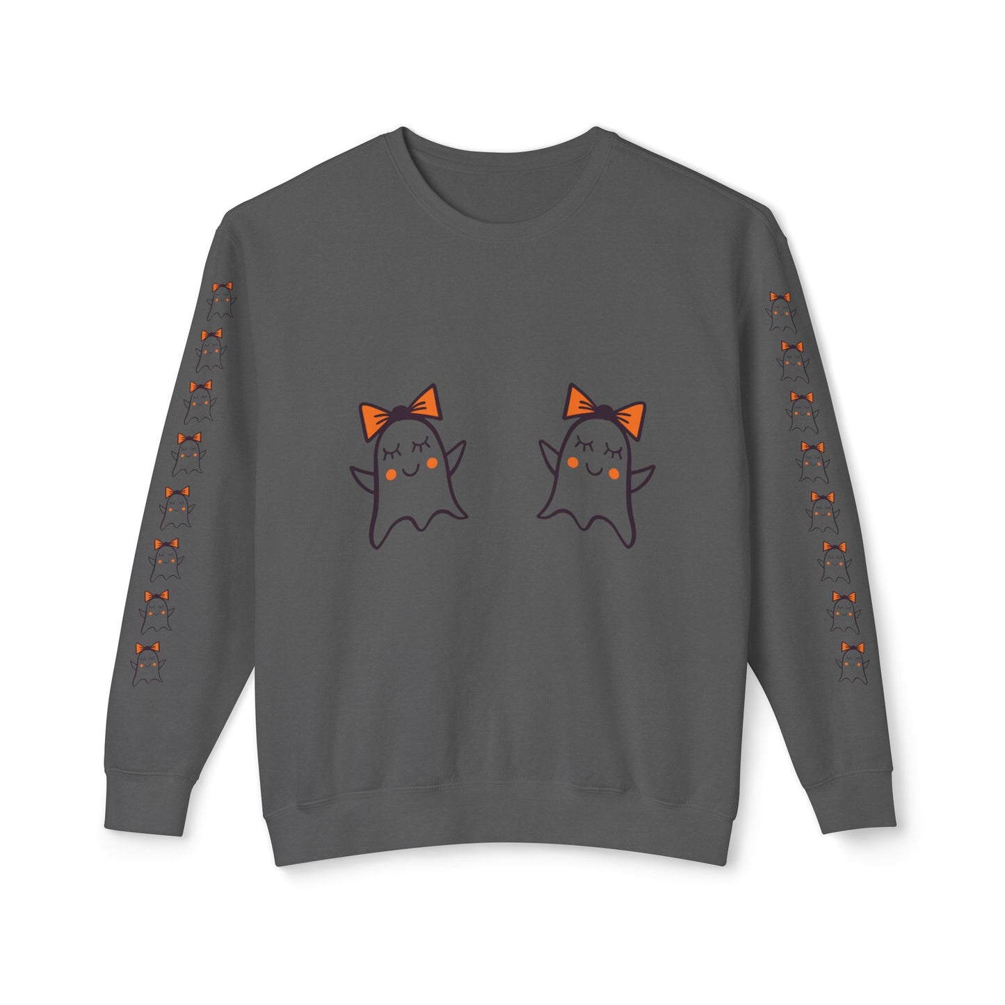 Cute Ghosts Unisex Lightweight Crewneck Sweatshirt