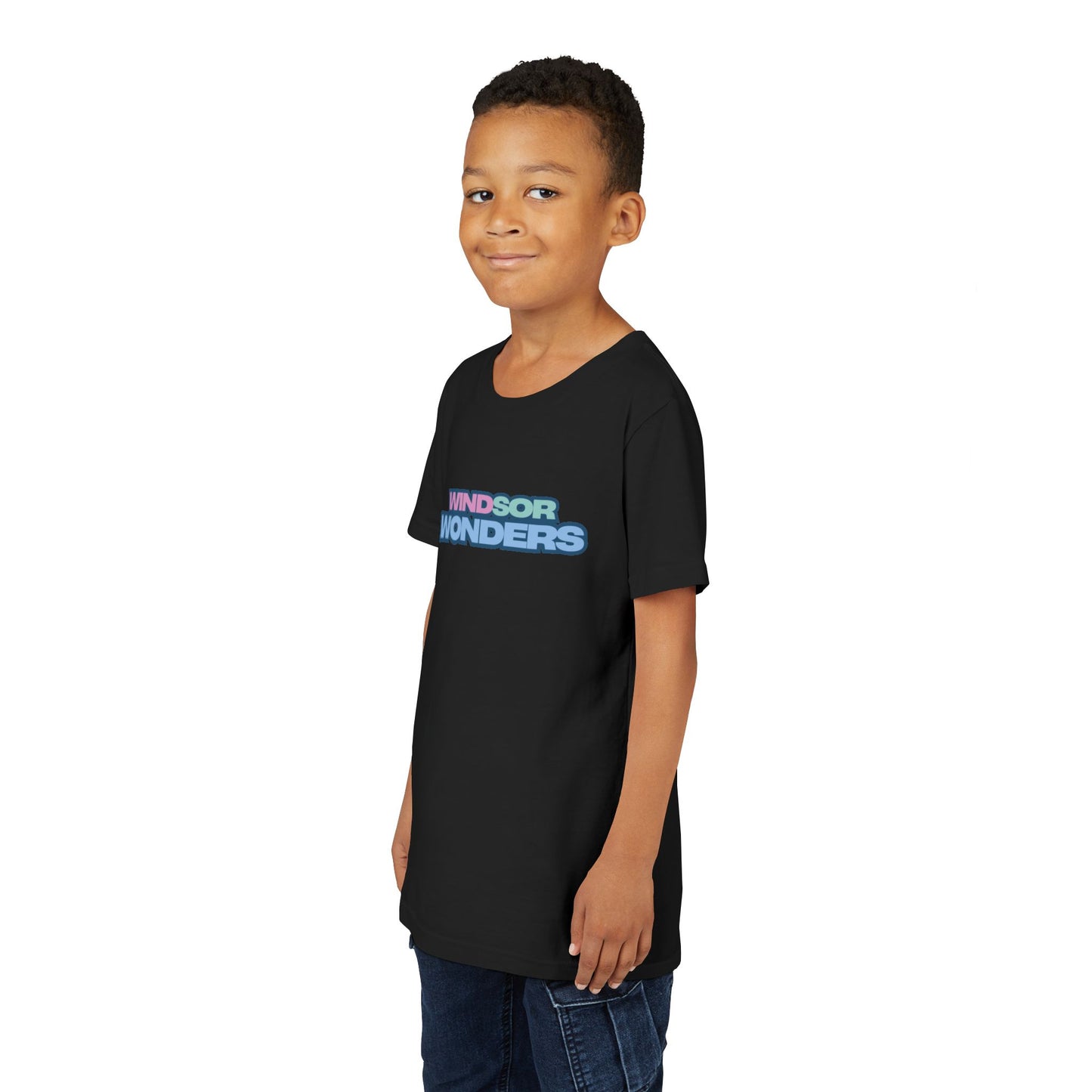 Windsor Wonders Youth Short Sleeve Tee - 'Windsor Wonders' Graphic T-Shirt, Fun Summer Wear, Gift for Kids, Adventure Apparel, Family Outing