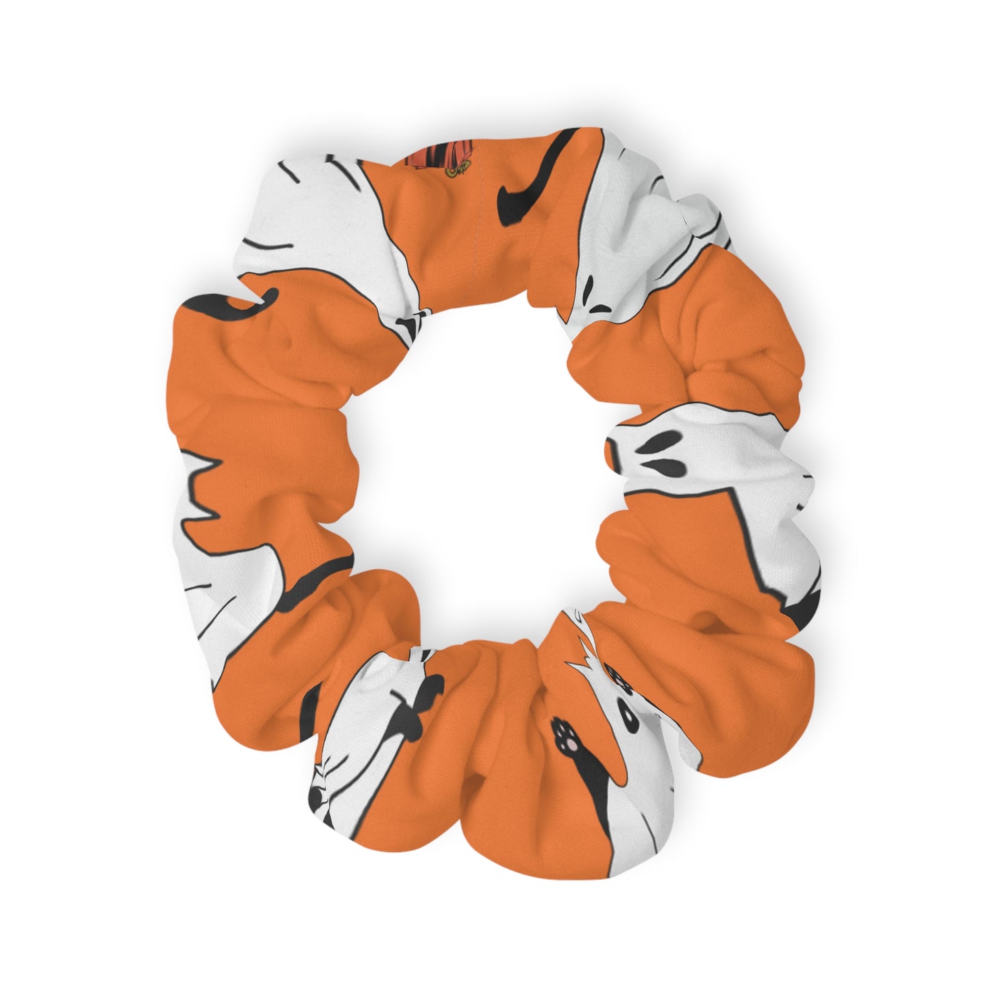 Windsor Wonders Ghost Cats Orange Scrunchie