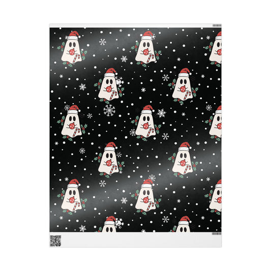 Festive Spirits Wrapping Papers Black