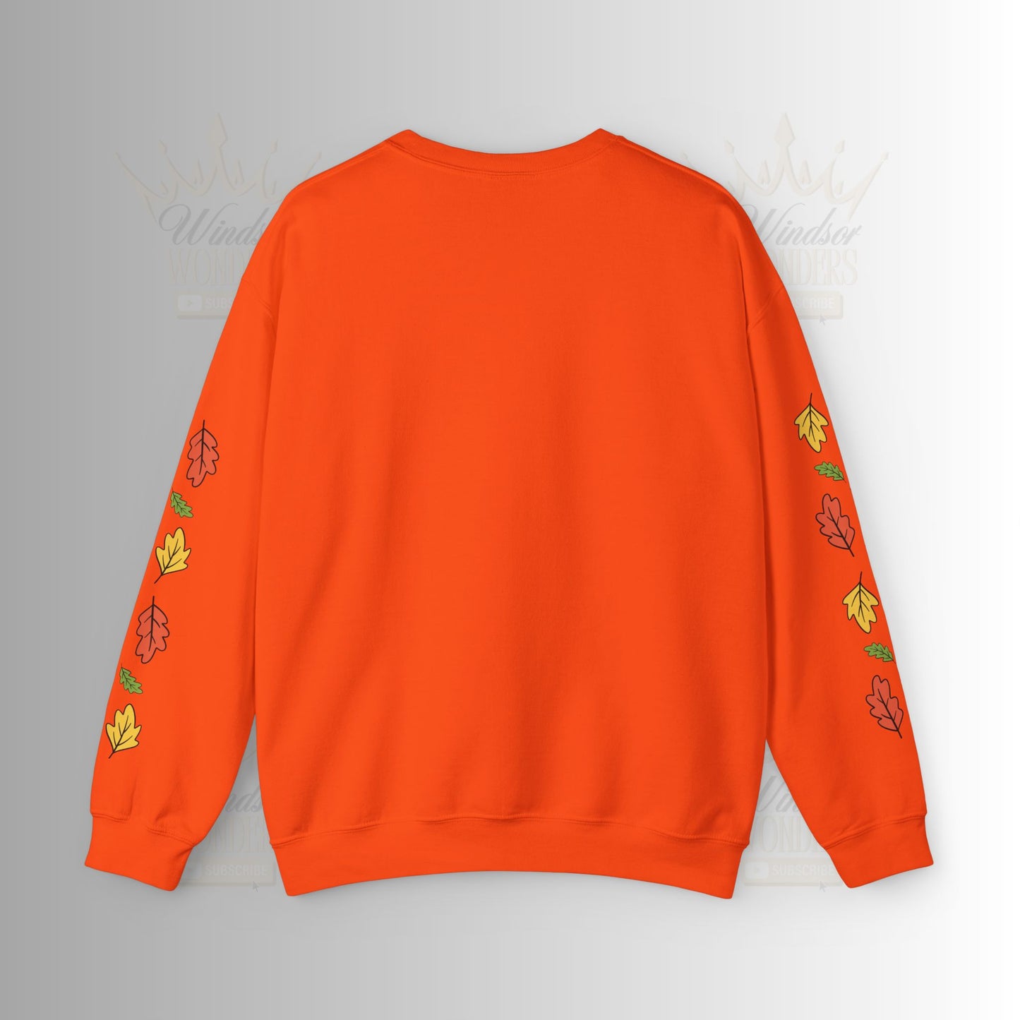 Autumnal Leaves Sweatshirt - Cozy Fall Crewneck for Nature Lovers, Perfect Gift for Thanksgiving, Casual Wear, and Seasonal Celebrations