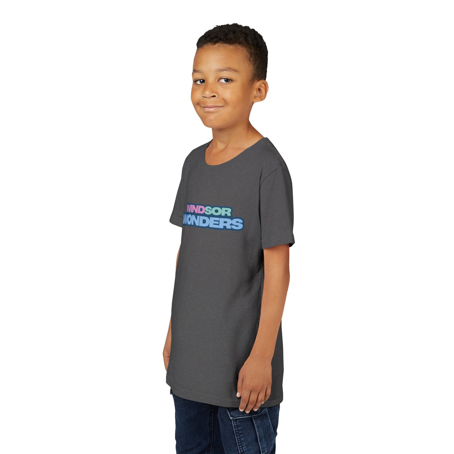 Windsor Wonders Youth Short Sleeve Tee - 'Windsor Wonders' Graphic T-Shirt, Fun Summer Wear, Gift for Kids, Adventure Apparel, Family Outing