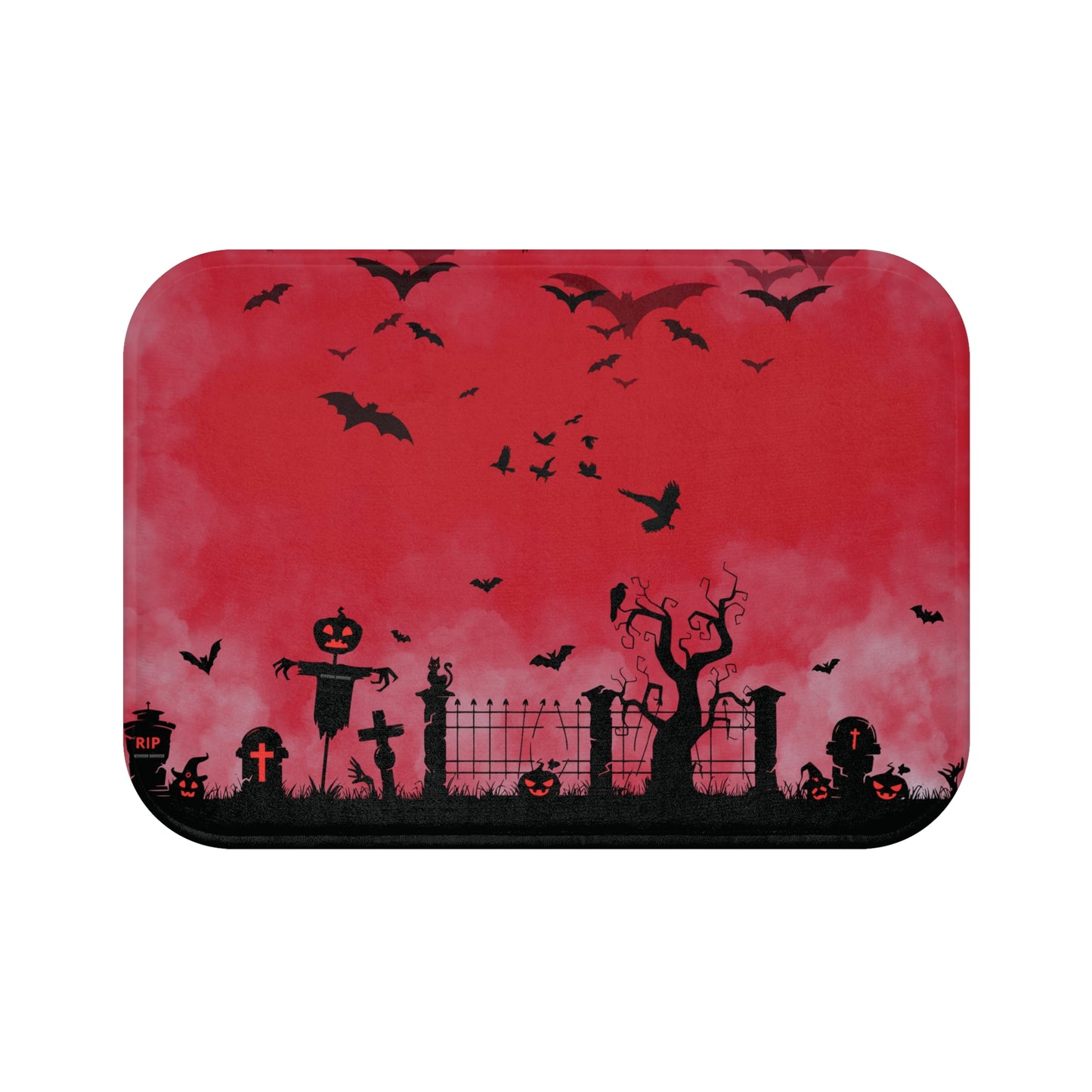 Windsor Wonders Red Graveyard Bath Mat