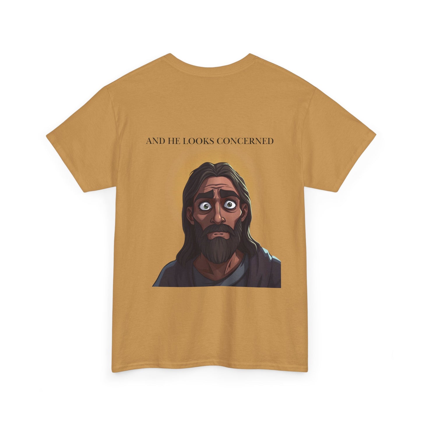 Funny Religious T-Shirt, Jesus is Watching Tee, Humorous Christian Apparel, Gift for Believers, Unique Faith-Based Clothing