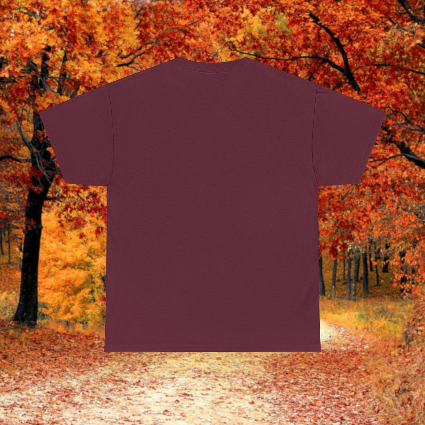 Autumn Tree Clown Tee, Unisex Cotton Shirt, Fall Fashion, Nature Lover Gift, Seasonal Wear, Thanksgiving Apparel
