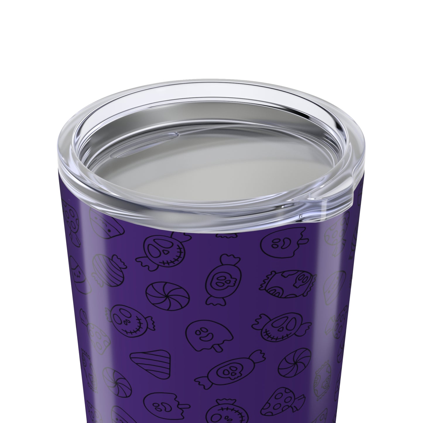 Purple Halloween Candy Tumbler 20oz