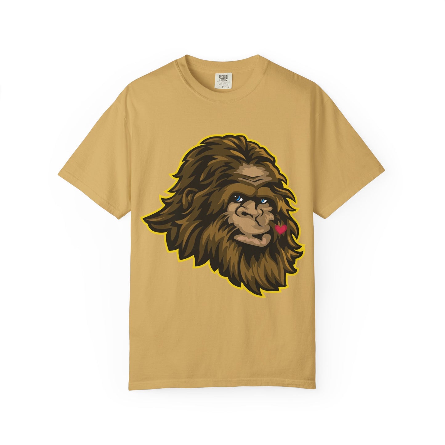 Sasquatch Kisses T-Shirt, Unisex Graphic Tee, Wild Animal Shirt, Nature Lover Gift, Unique Casual Wear, Funny Big Foot T-Shirt