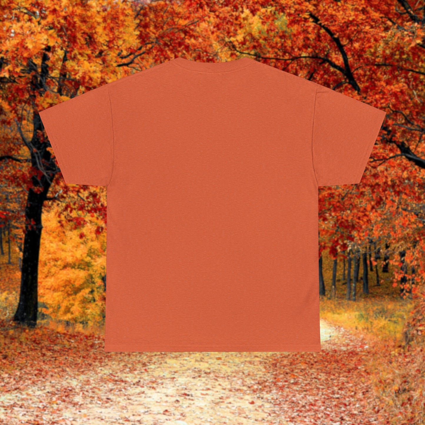 Autumn Tree Clown Tee, Unisex Cotton Shirt, Fall Fashion, Nature Lover Gift, Seasonal Wear, Thanksgiving Apparel