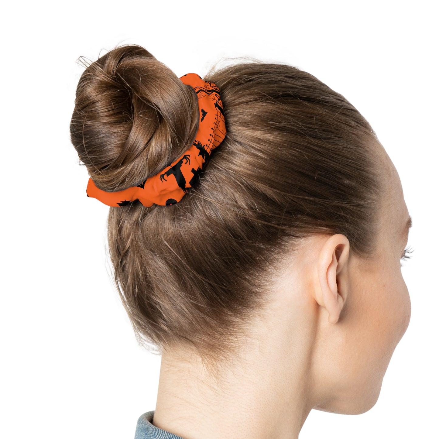 Windsor Wonders Orange Graveyard Scrunchie