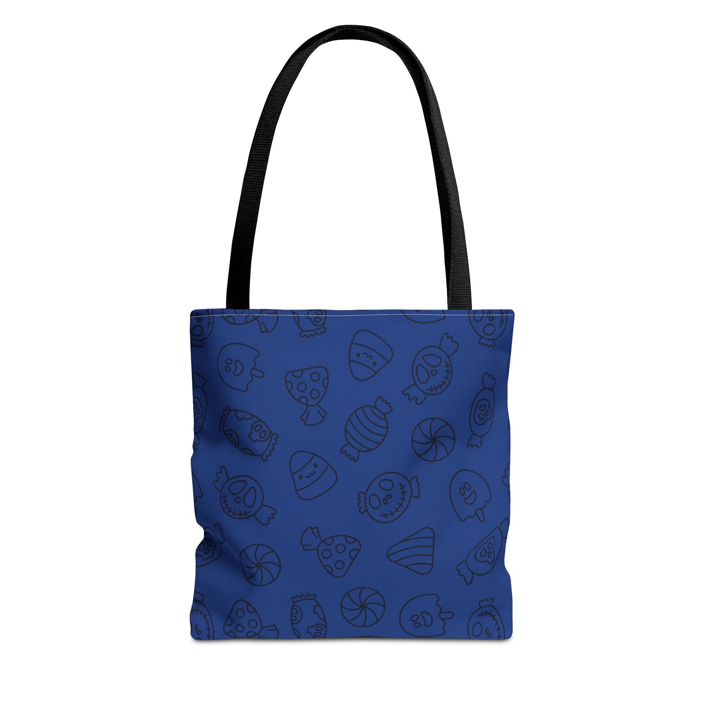 Windsor Wonders Dark Blue Halloween Candy Tote Bag (AOP)