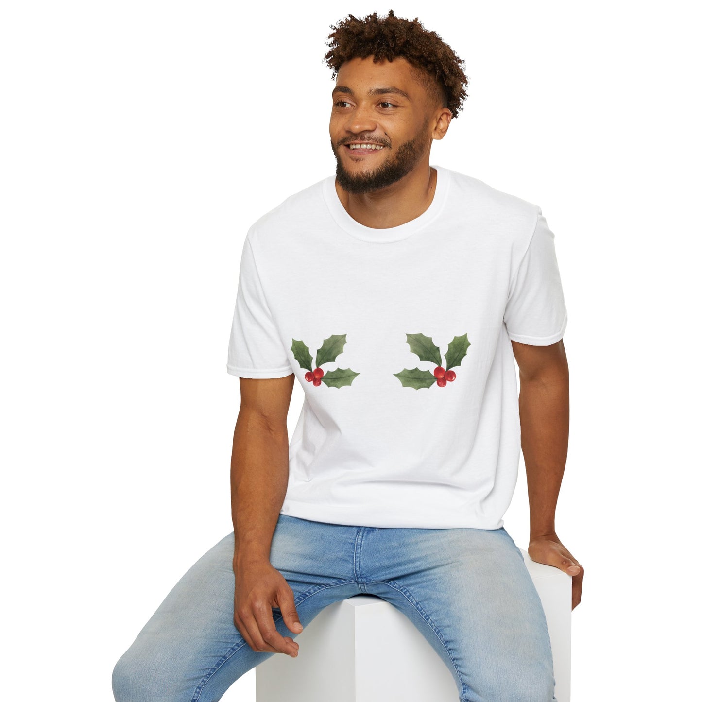 Windsor Wonders Holly Berries Unisex Softstyle T-Shirt