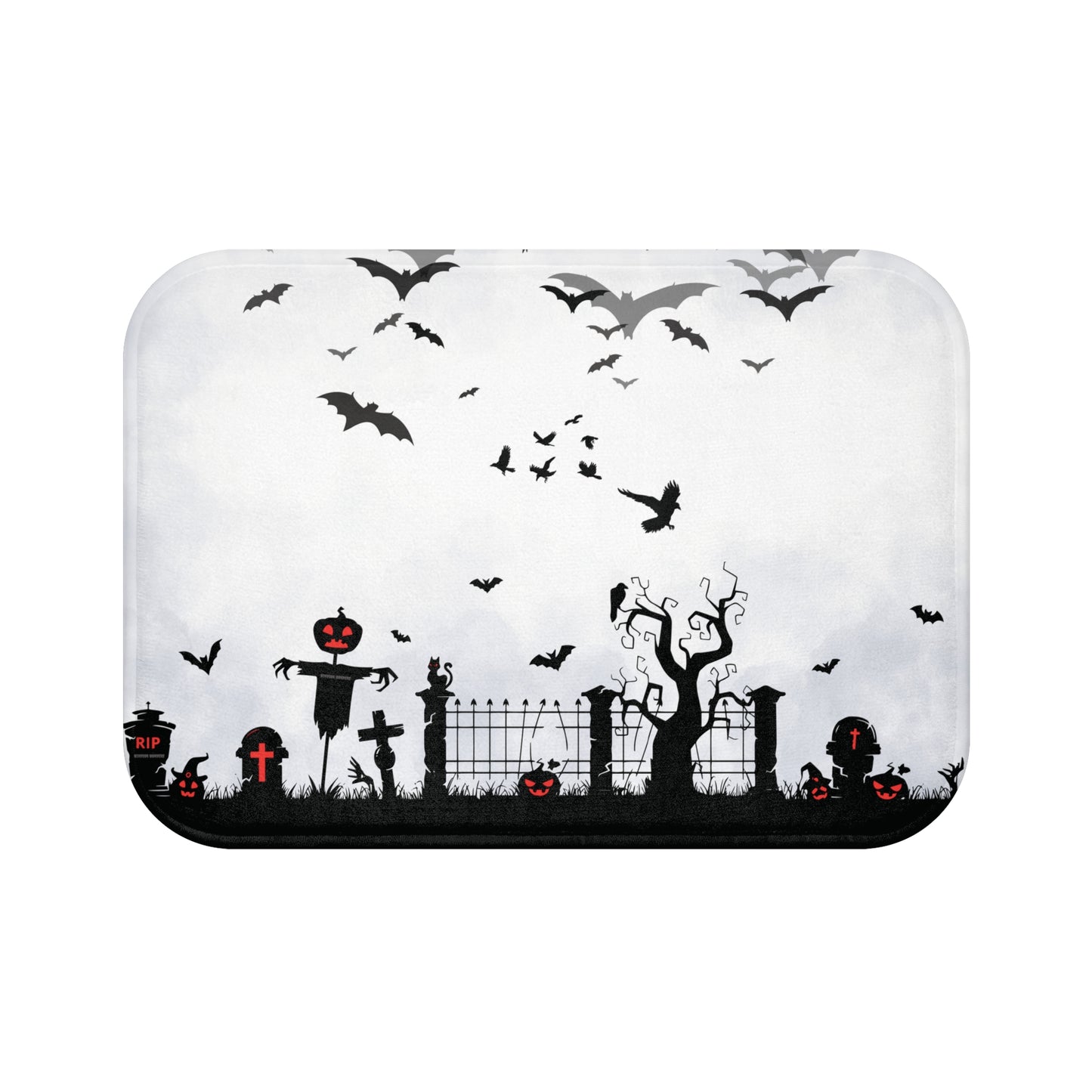 Windsor Wonders White Graveyard Bath Mat