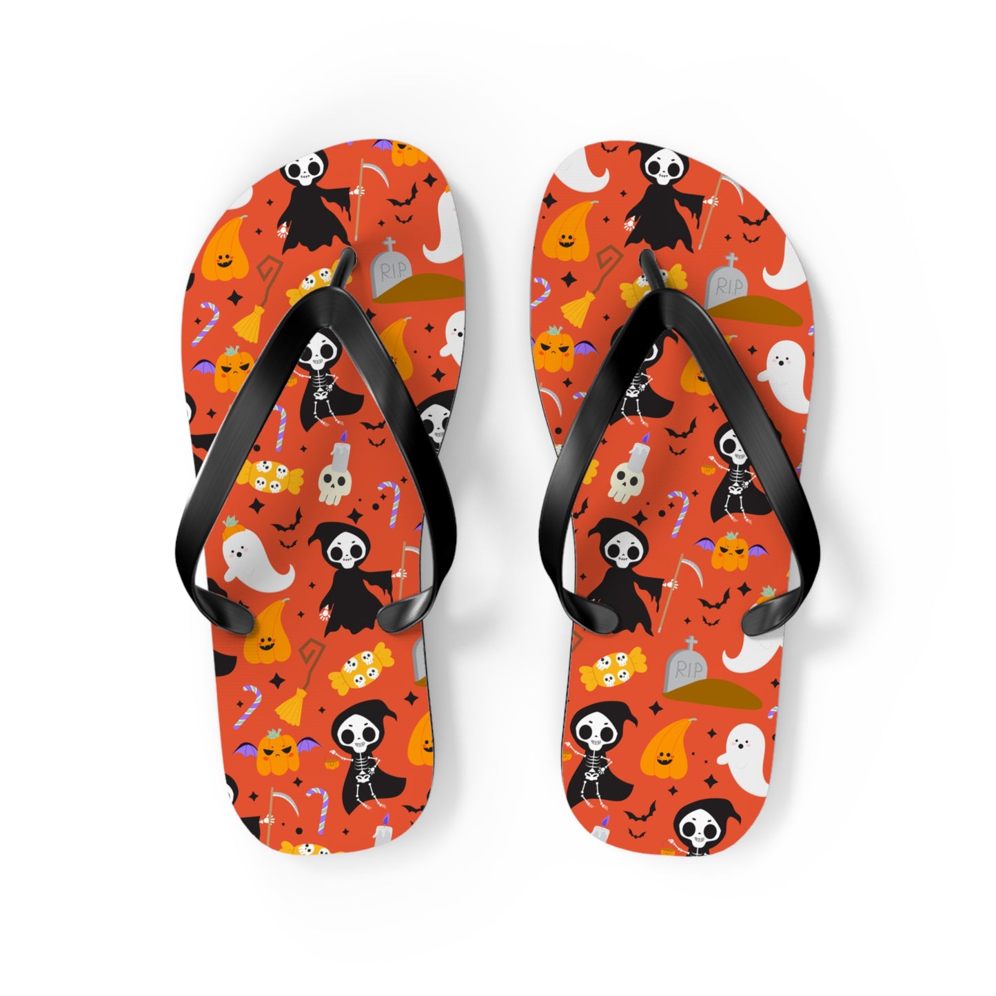Windsor Wonders Reaper Halloween Flip Flops