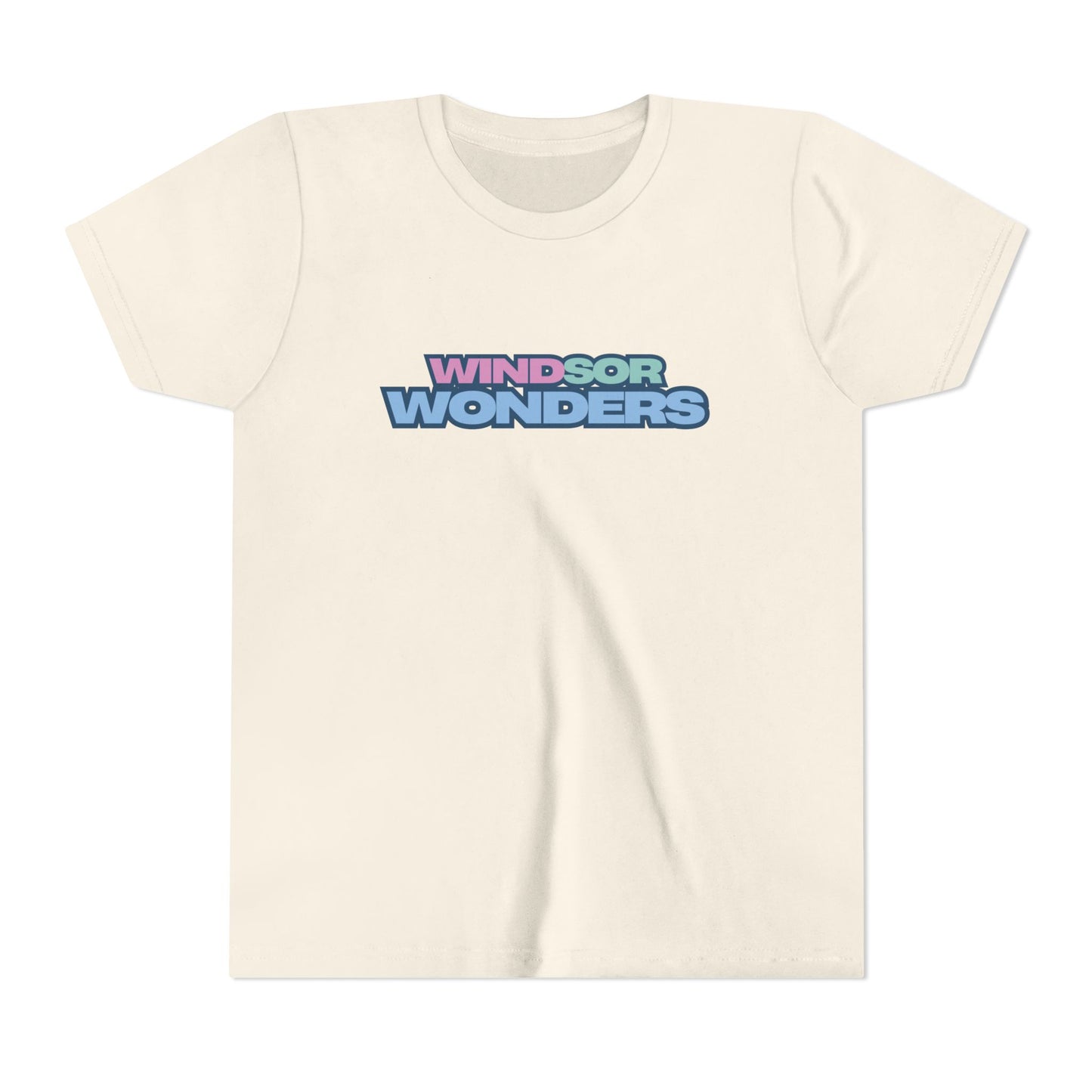 Windsor Wonders Youth Short Sleeve Tee - 'Windsor Wonders' Graphic T-Shirt, Fun Summer Wear, Gift for Kids, Adventure Apparel, Family Outing