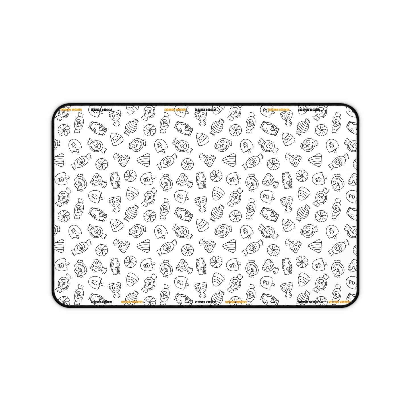 Windsor Wonders White Halloween Candy Desk Mat