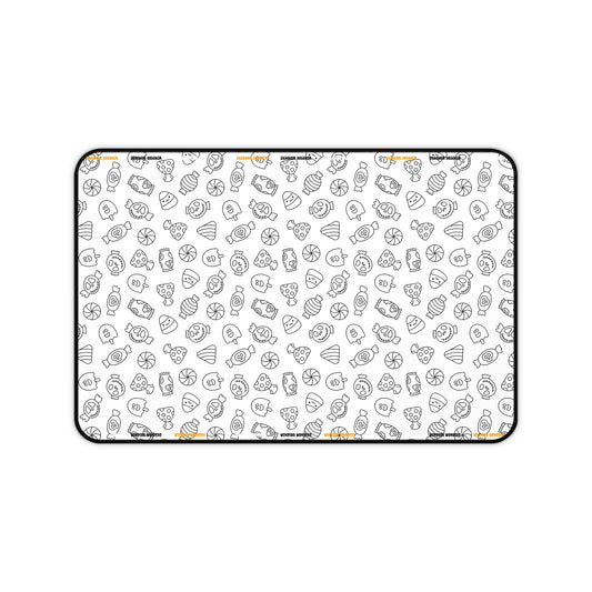 Windsor Wonders White Halloween Candy Desk Mat