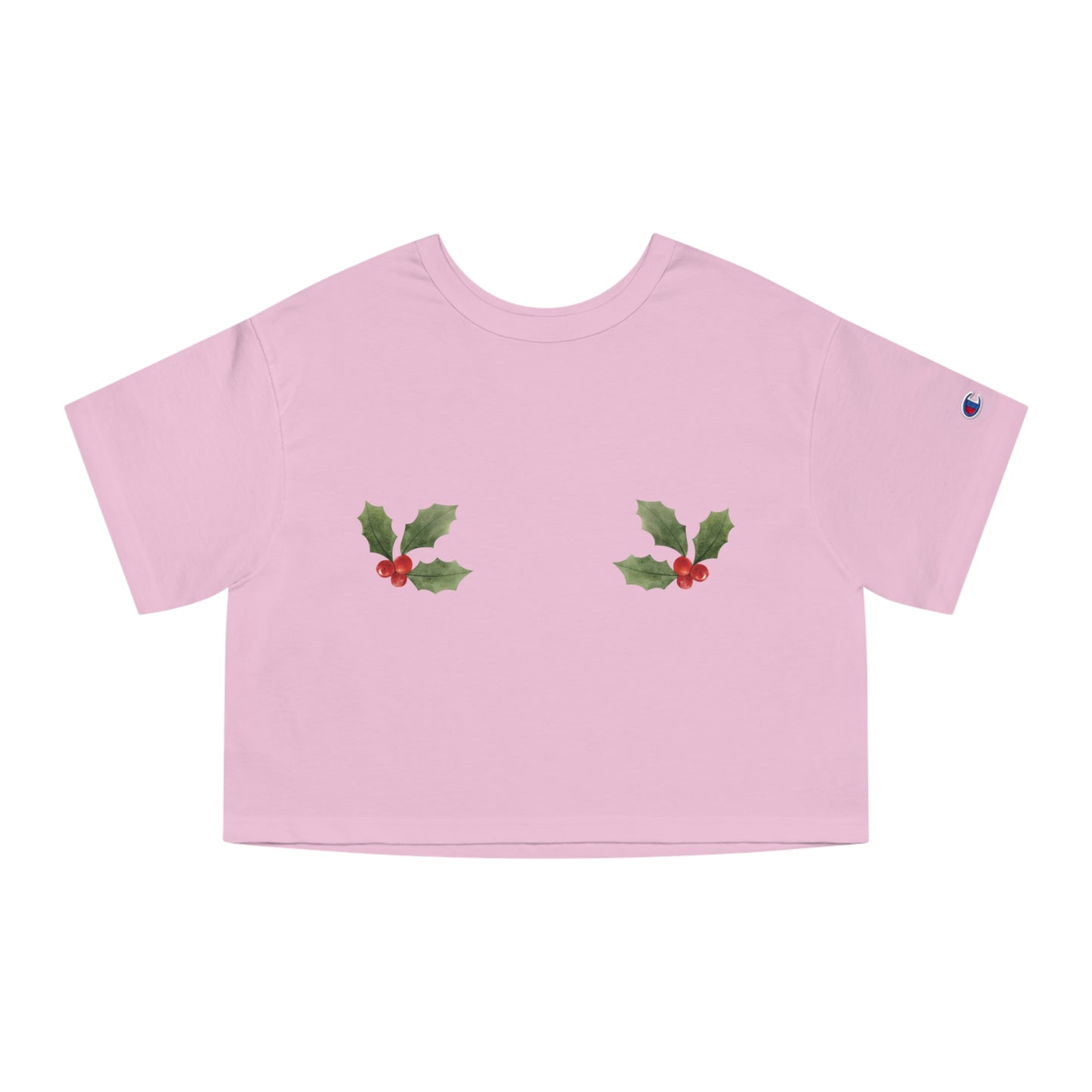 Windsor Wonders Holly Berries Champion Women's Heritage Cropped T-Shirt