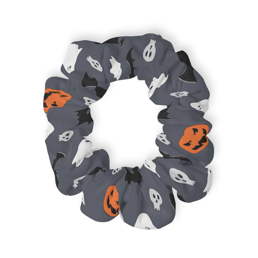Windsor Wonders Dark Grey Halloween Scrunchie