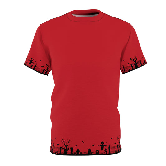 Windsor Wonders Red Graveyard Unisex Cut & Sew Tee (AOP)