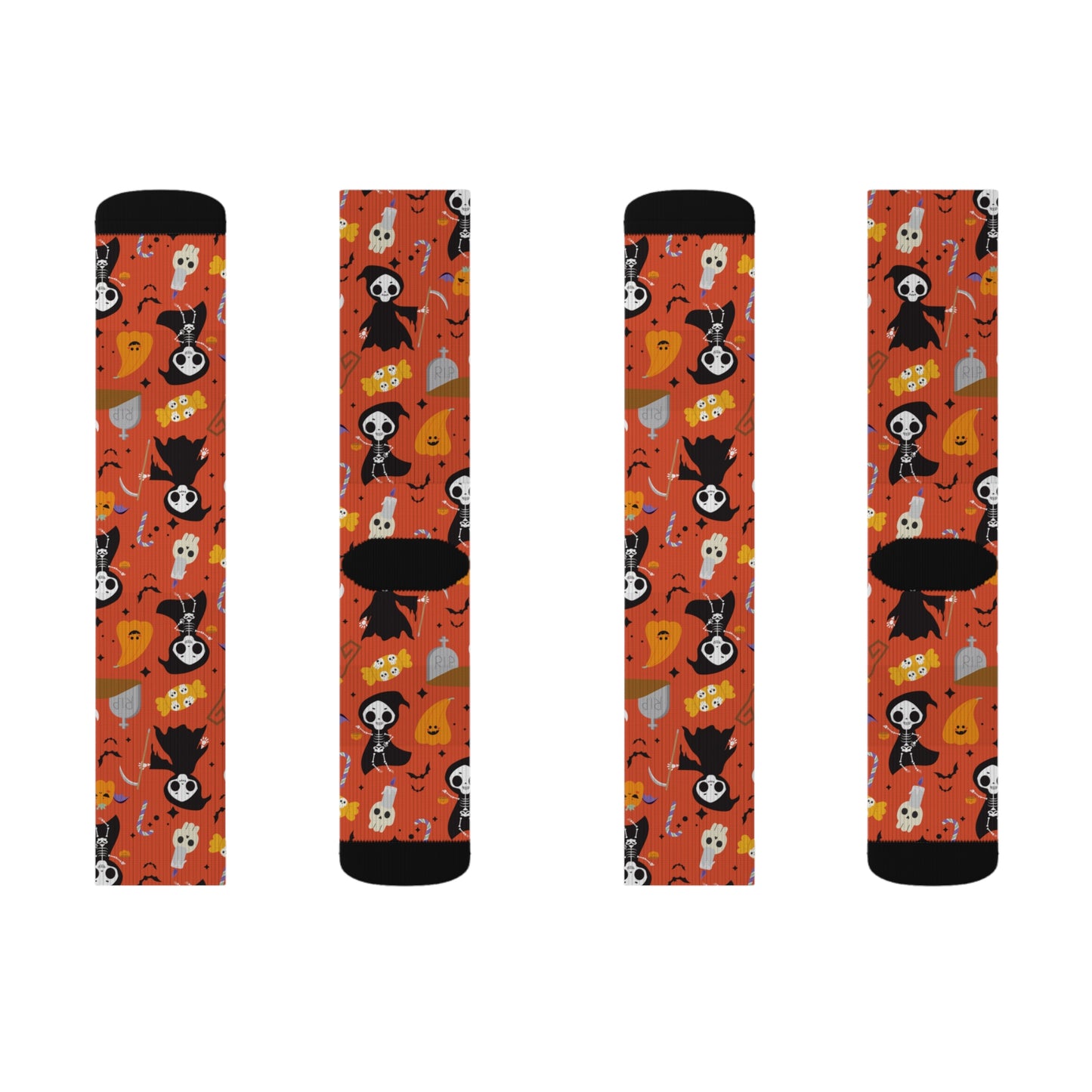 Windsor Wonders Reaper Halloween Sublimation Socks