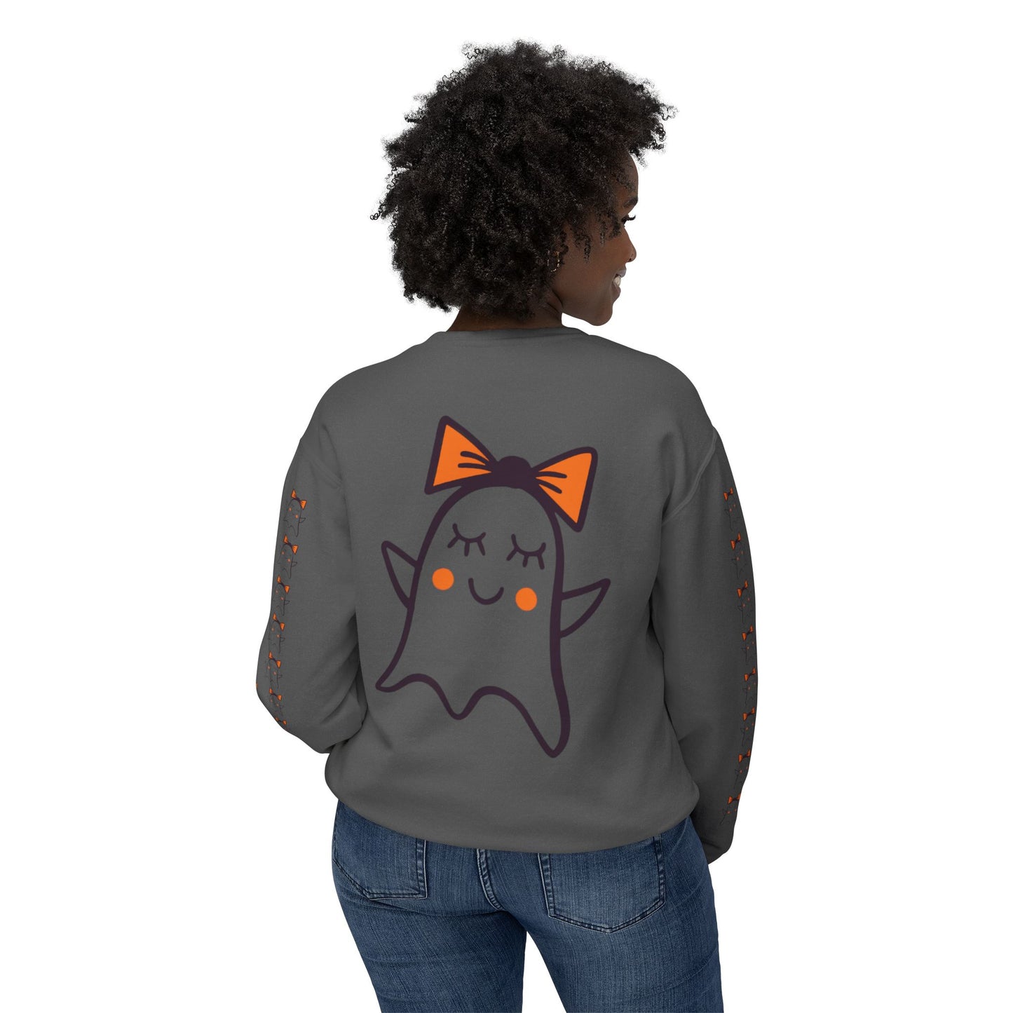 Cute Ghosts Unisex Lightweight Crewneck Sweatshirt