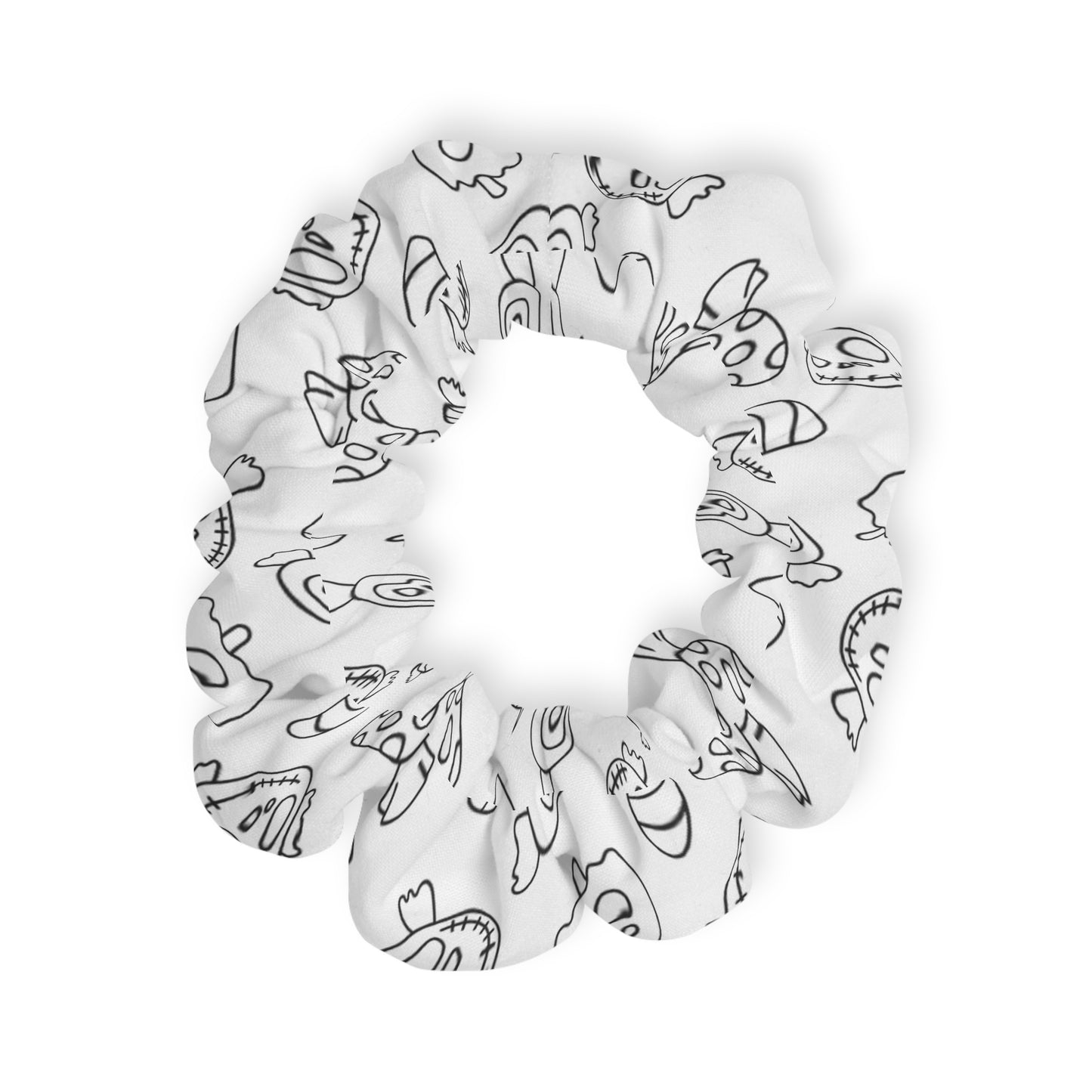 Halloween Candy Scrunchie - Sweet Spooky Hair Accessory