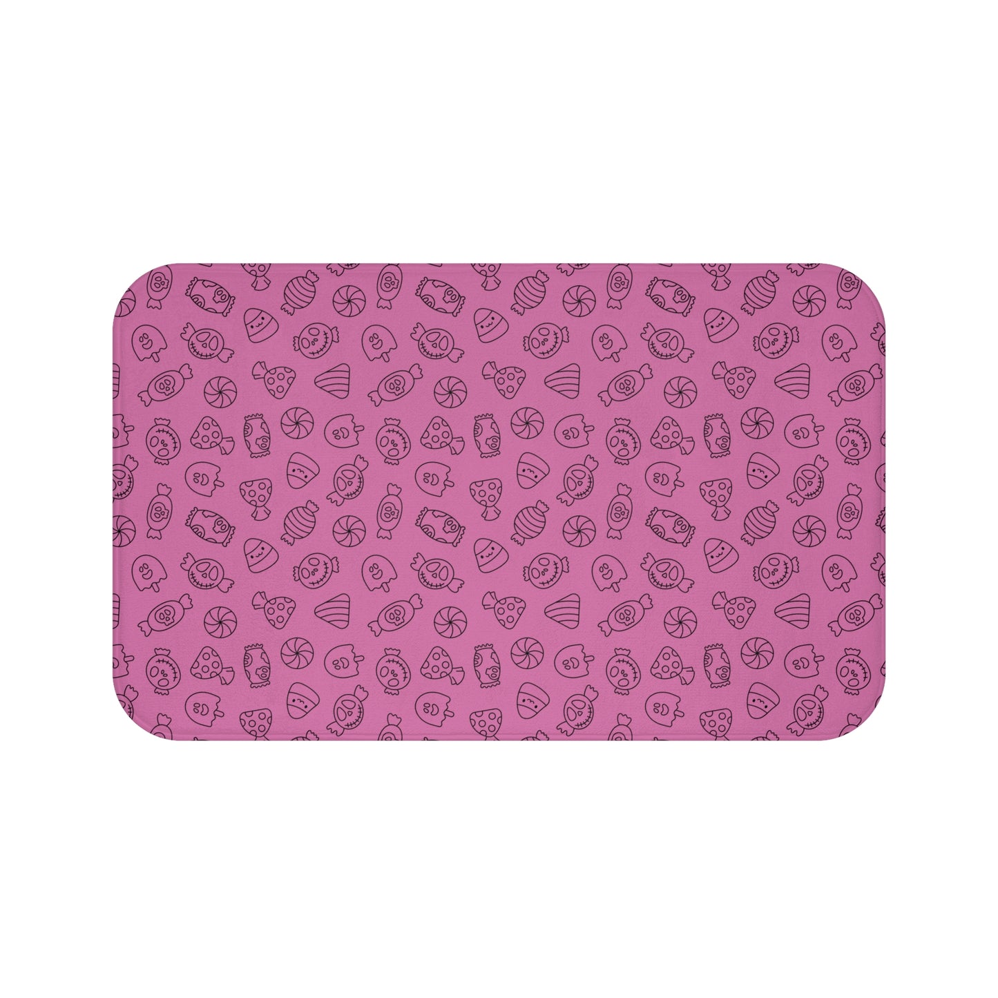 Windsor Wonders Light Pink Halloween Candy Bath Mat