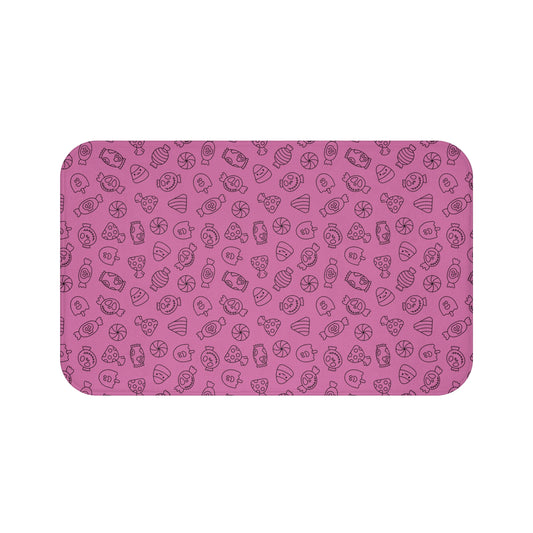 Windsor Wonders Light Pink Halloween Candy Bath Mat