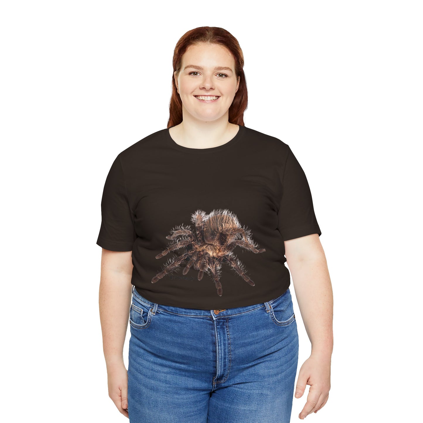 T-Shirt featuring a Realistic Tarantula Design, Funny Spider Lover Tee, Gift for Entomologists, Halloween Costume Shirt, Nature Fan [...]