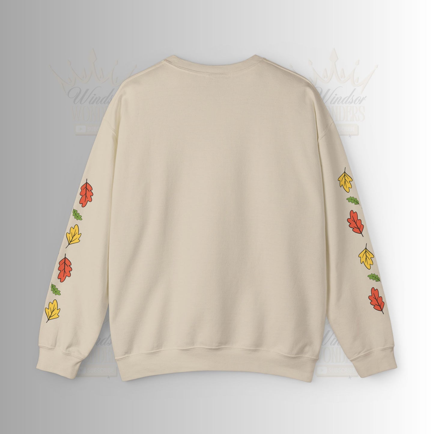 Autumnal Leaves Sweatshirt - Cozy Fall Crewneck for Nature Lovers, Perfect Gift for Thanksgiving, Casual Wear, and Seasonal Celebrations