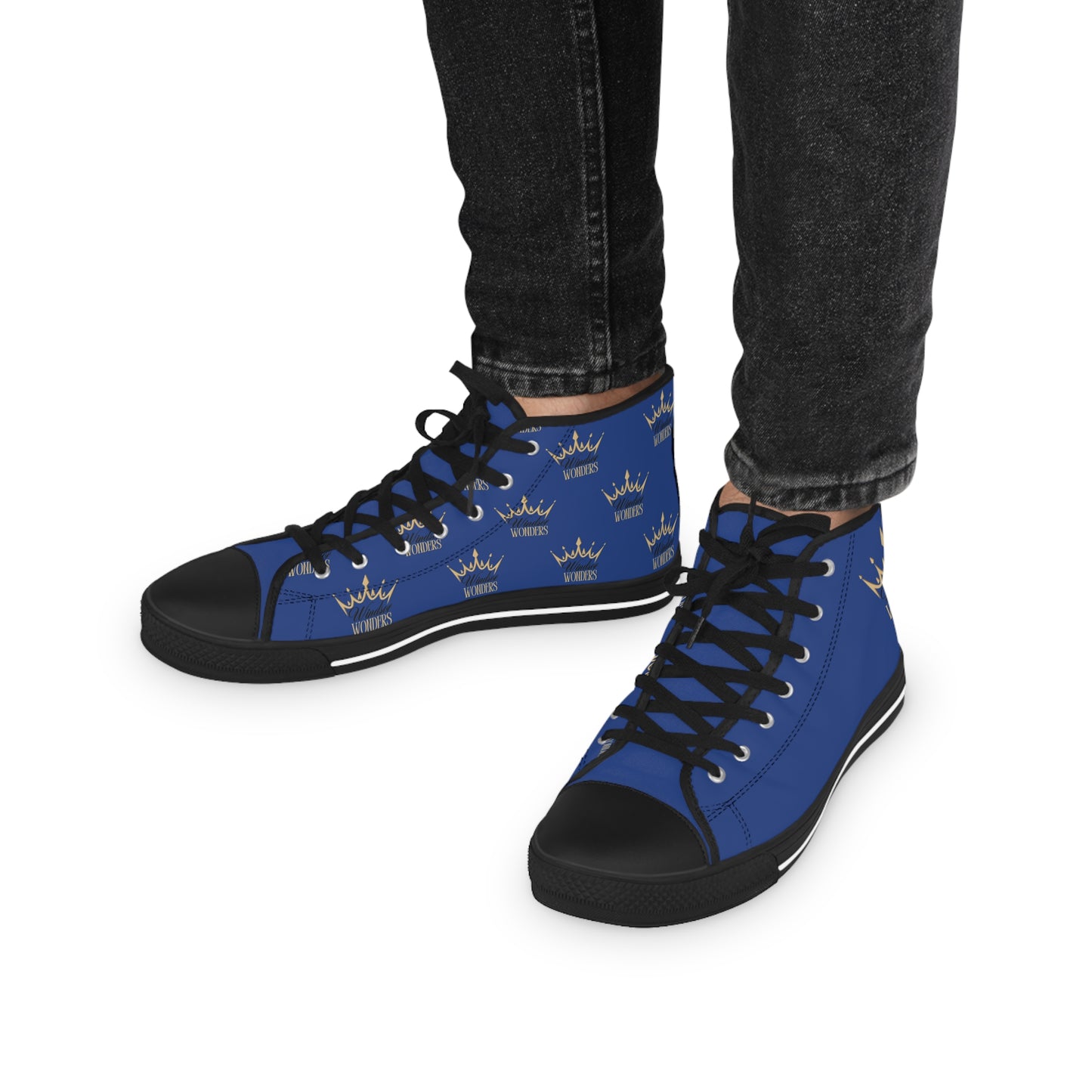 Windsor Wonders Blue High Top Sneakers for Men - Stylish Casual Footwear for Every Occasion, Fashion Sneakers, Trendy Sneakers, Unique Gift [...]