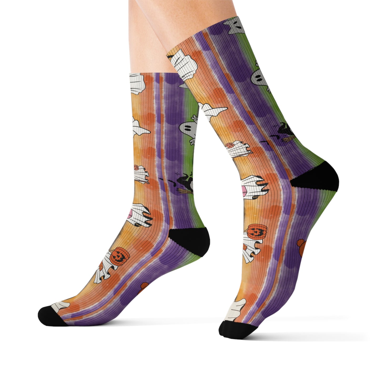 Windsor Wonders Halloween Ghosts Sublimation Socks