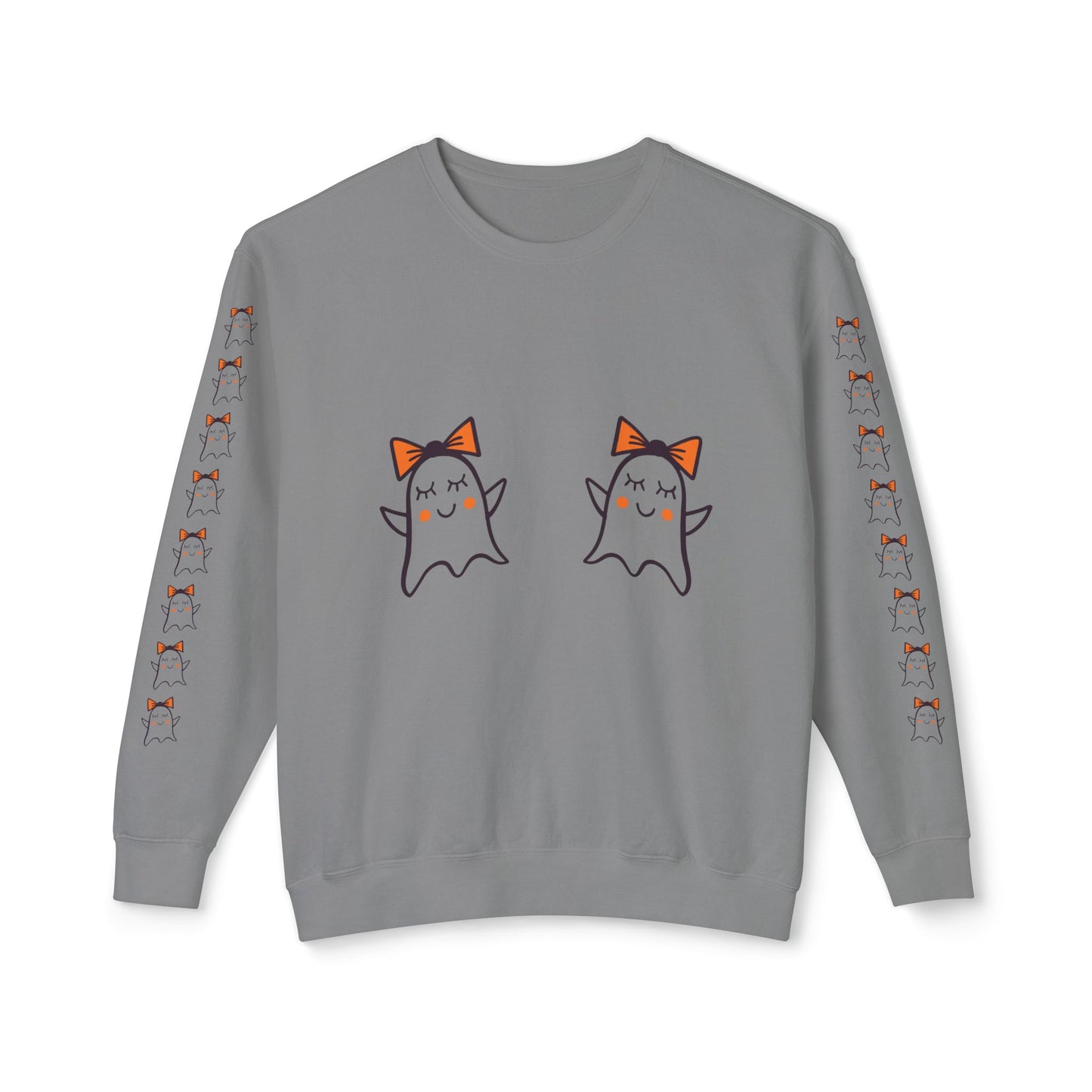 Cute Ghosts Unisex Lightweight Crewneck Sweatshirt