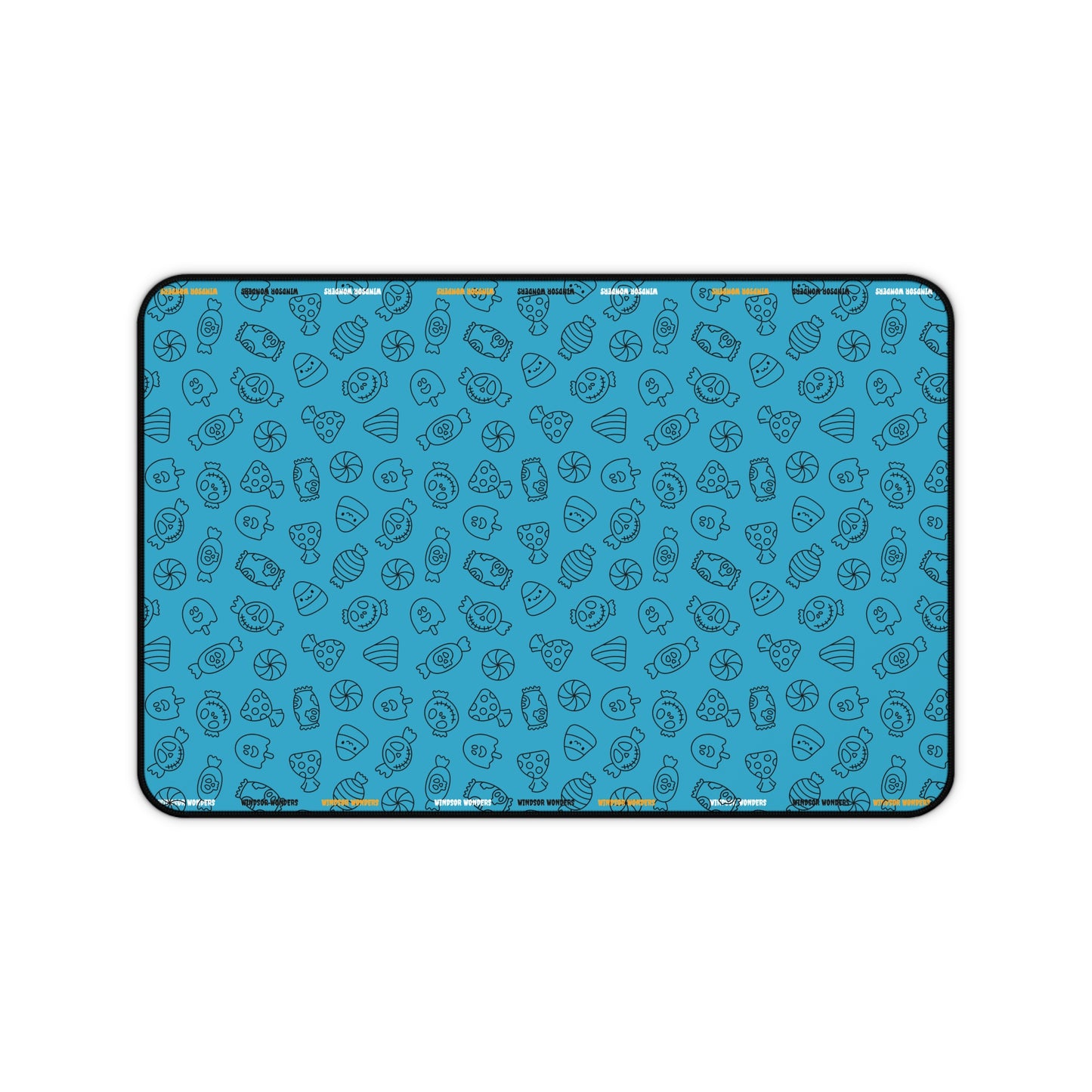 Windsor Wonders Turquoise Halloween Candy Desk Mat