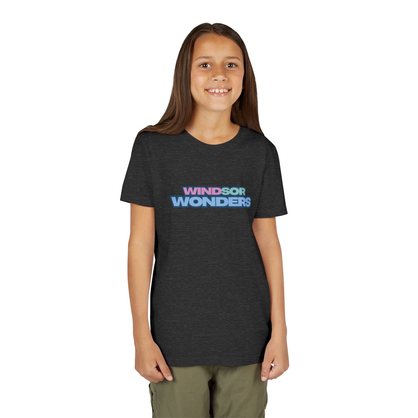 Windsor Wonders Youth Short Sleeve Tee - 'Windsor Wonders' Graphic T-Shirt, Fun Summer Wear, Gift for Kids, Adventure Apparel, Family Outing