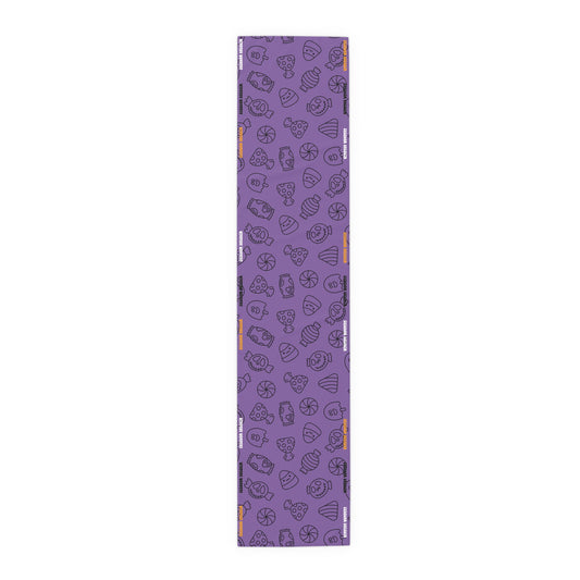 Windsor Wonders Light Purple Halloween Candy Table Runner